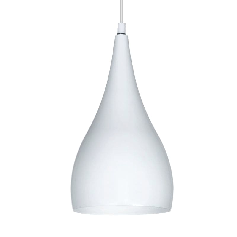 LAMPARA COLGANTE PRASINO BLANCO ALUMINIO Ø16CM  - LEUK