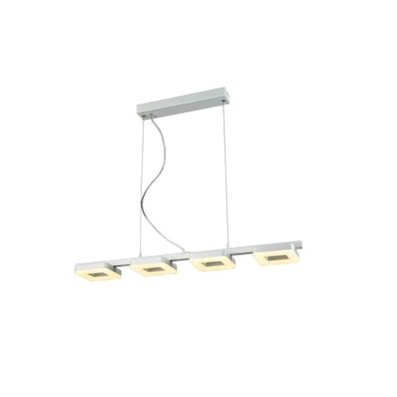 COLGANTE SUSPENSION 4 LUCES LED COB 20W NORLY 3000K - 180° ILUMINACIÓN