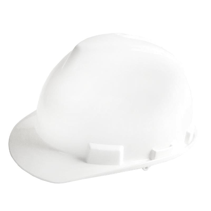 CASCO BLANCO PLASTICO SPC-221 + ARNES STANDAR  - STEEL PRO