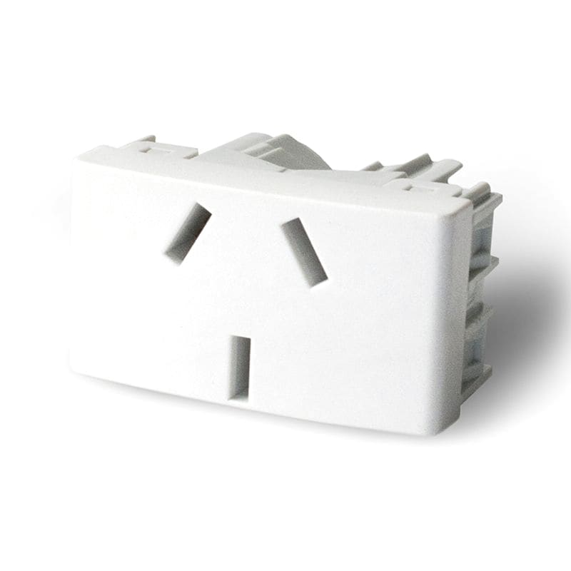 MODULO TOMA COMBINADO MULTIPLE 10A BLANCO - KALOP