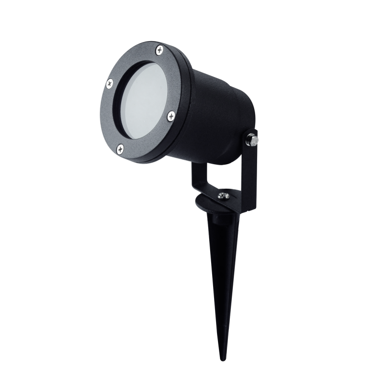 ESTACA JABALINA LED PARA JARDIN DURA I GU10 NEGRO  - ARTELUM