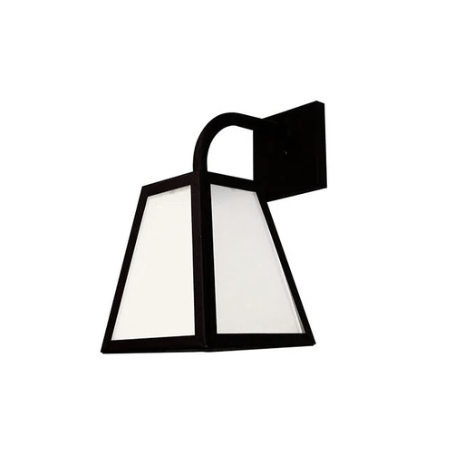 [F-118] FAROL DE PARED COLONIAL TERUEL 30CM NEGRO TEXTURADO - FERROLUX