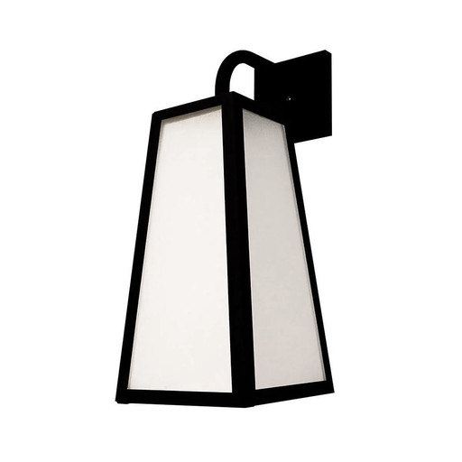 [F-119] FAROL DE PARED COLONIAL TERUEL 40CM NEGRO TEXTURADO - FERROLUX