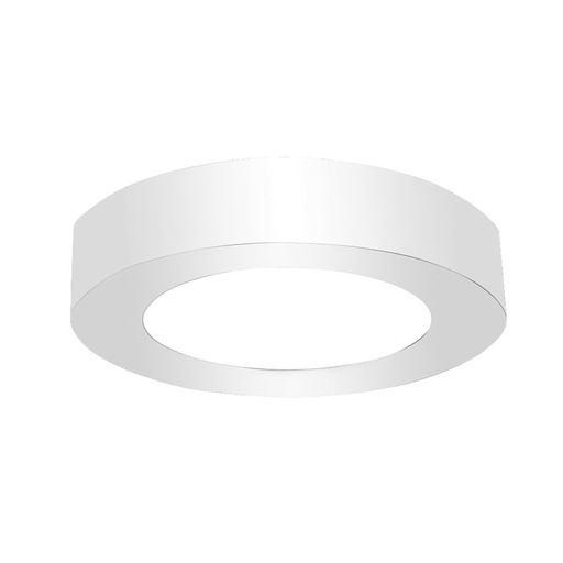 [ART4330] PLAFON LED APLICAR 6W CIRCULAR LUZ CALIDA MARCO BLANCO - ALIC