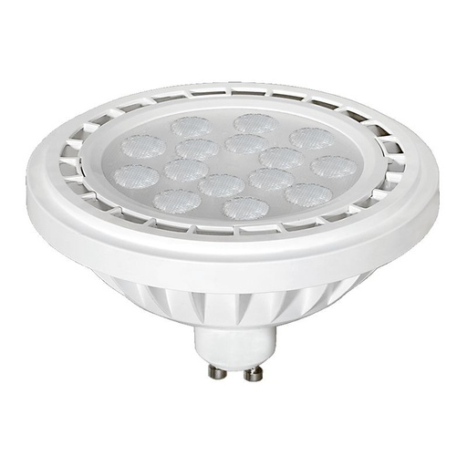 [DIC5122] LAMPARA AR111 LED GU10 13W DIMERIZABLE 36° LUZ CALIDA CUERPO BLANCO - ALIC