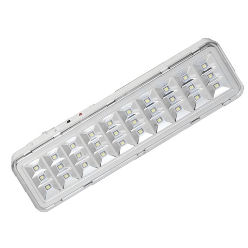 [LEM1101] LUZ DE EMERGENCIA 30 LEDS 3/6HS 120LM BATERIA LITIO REEMPLAZABLE - ALIC