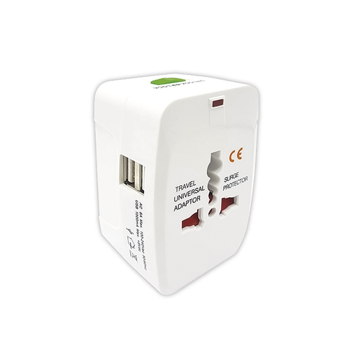 [TBC/AD-TRV09U] ADAPTADOR VIAJERO CON 2 USB - TBCIN