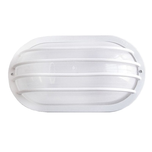 [FAP/800] TORTUGA PVC OVALADA ESMERILADA 15X25CM C/REJA BLANCA - FAP