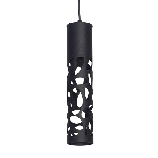 [C-1803NT] COLGANTE TUBO III 1 LUZ GU10 NEGRO - FERROLUX