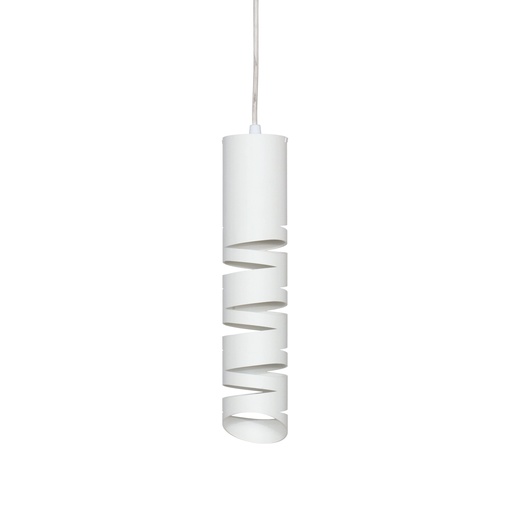 [C-1804BT] COLGANTE TUBO IV 1 LUZ GU10 BLANCO - FERROLUX