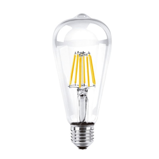 [LGP/LFA-64C] LAMP. FILAMENTO LED DIMERIZ. EDISON 4W CALIDA VIDRIO CLARO  - LGP TECHNOLOGY