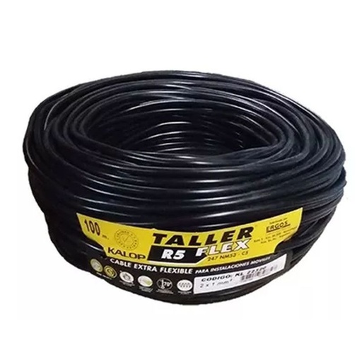 [KL22480] CABLE T. TALLER 3 X 6.00MM NG (100MTS) - KALOP