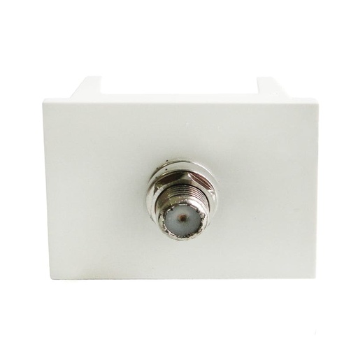 [254233] SILIGHT BRAVA MODULO TOMA 2 MOD. TV PIN FINO BLANCO  - SICA