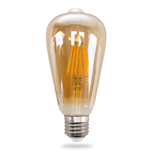 [CDL/6807] LAMPARA LED EDISON 6W AMBAR LUZ CALIDA - CANDELA