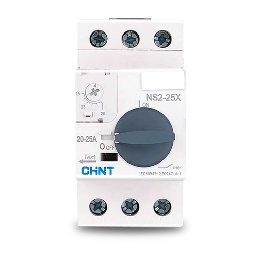 [NS2-25X1-1.6A] GUARDAMOTOR TM 0,37KW-400V - REG: 1 - 1,6A - ICU: 100KA - CHINT