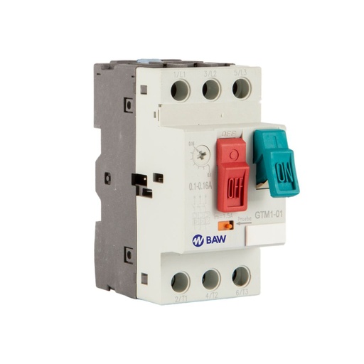 [GTM1-02] GUARDAMOTOR TM 0,06KW 0,16-0,25A ICU:100KA - BAW 