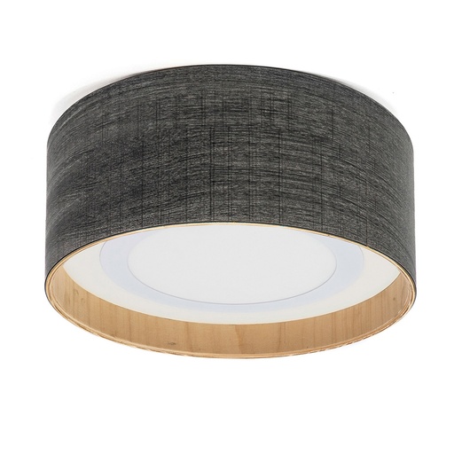 [TOK/1115-350-03] ACCESORIO PLAFON MADERA 35X15CM PARA PANEL EMBUTIR 24W COLOR VINTAGEGREY - TOKIO