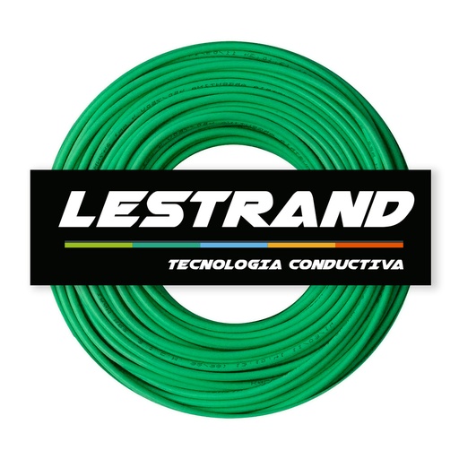 [LES/0150V] CABLE UNIPOLAR 1.50MM VERDE/AMARILLO CAT.4 (X100MTS) - LESTRAND