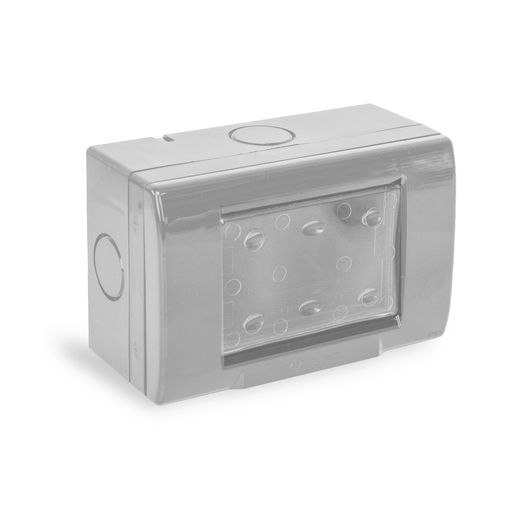 [KL42413] CAJA SIGMA 3 MODULOS SOBREPONER CON MEMBRANA IP55 GRIS - KALOP