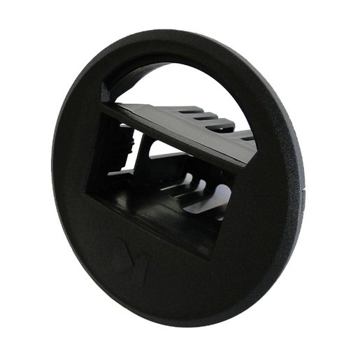 [KS40600] BASTIDOR CIRCULAR NEGRO 1 MODULO PARA MUEBLES - KALOP