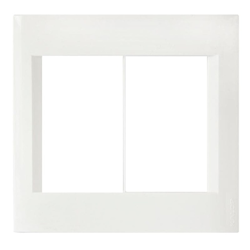 [KS40760] TAPA CIVIL 6 MODULOS BLANCA - KALOP