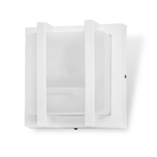 [4322/BL] TORTUGA APLIQUE DE PARED POLIPROPILENO 20X20CM BLANCO - FAROLUZ