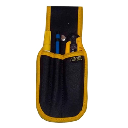 [TOP/TS-14] MORRAL PORTA PINZA Y LAPIZ 3 ESPACIOS S/CINTO  - TOP SAFE