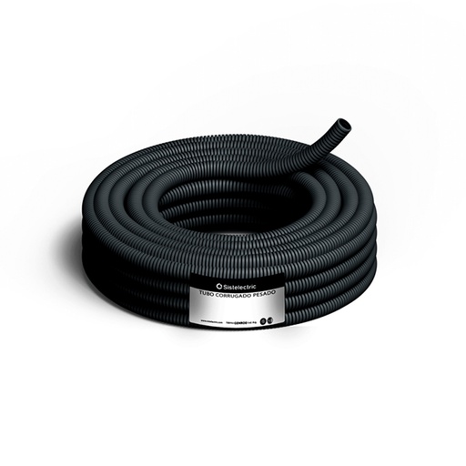 [GEN/GETC20P] CAÑO CORRUGADO FLEXIBLE PESADO NEGRO (X25M) 20MM - GENROD