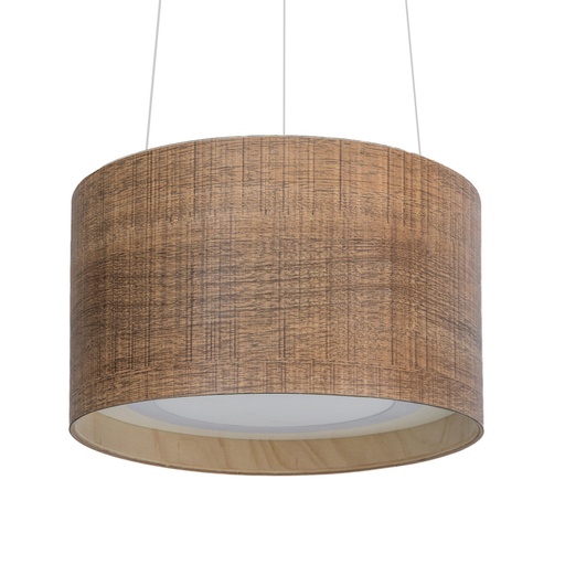 [TOK/2115-300-01] ACCESORIO COLGANTE MADERA 30X15CM PARA PANEL LED 18W COLOR WALNUT - TOKIO