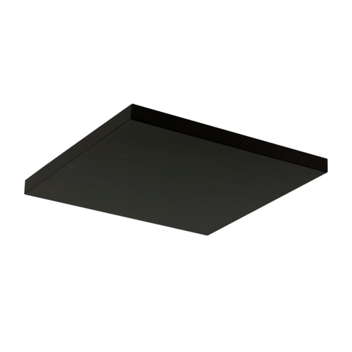 [SJ/6738-02] TAPA CUADRADA PARA COLGAR MULTILUCES 1/17 LUCES NEGRO 37X37X2,5CM - SAN JUSTO