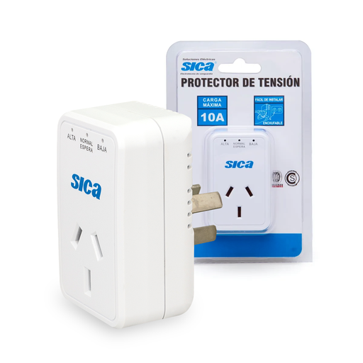 [789034] PROTECTOR DE TENSION DIGITAL 10A ENCHUFABLE COMPACTO - SICA