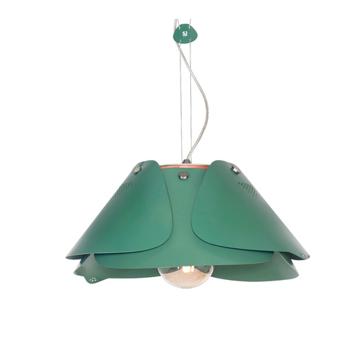 [SJ/CP2200-85] COLGANTE JACARANDA ALUMINIO DIAM:50CM X 23CM VERDE MUSGO - SAN JUSTO