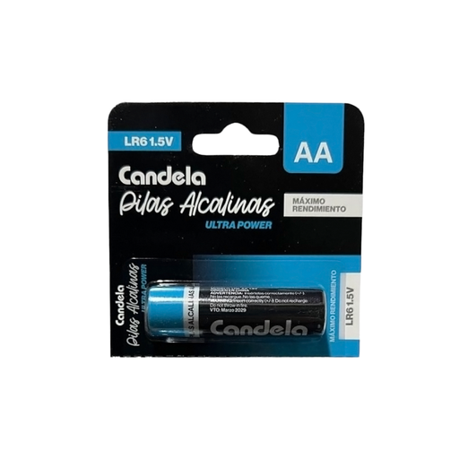 [CDL/7498] PILA ALCALINA AA 1.5V X4 UNIDADES - CANDELA