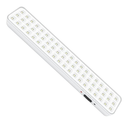 [EML-60] LUZ DE EMERGENCIA 60 LEDS 100-240V 9HS BATERIA INTERCAMBIABLE  - MACROLED