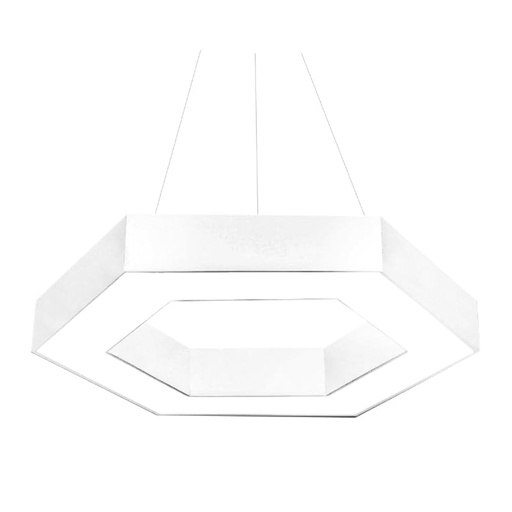 [LK/4063] COLGANTE METAL LED INTEGRADO KIRIE 40 CM 30W COLOR BLANCO LUZ CALIDA (3000K)  - LEUK