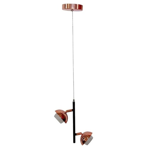 [18012] COLGANTE SUSPENSION 2 LUCES LED 10 KING II - 180° ILUMINACIÓN