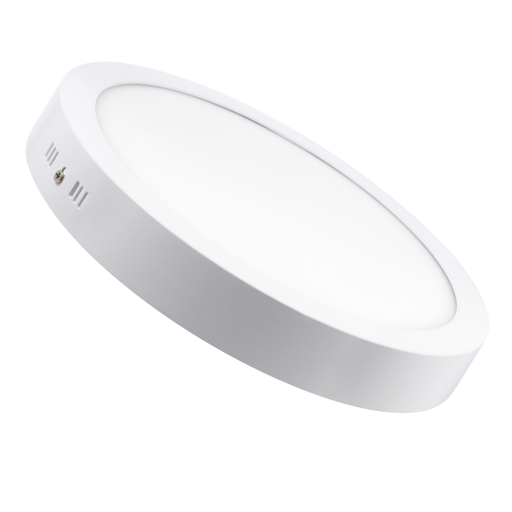 [26046/AP/RE/BC] PLAFON LED APLICAR 24W CIRCULAR LUZ CALIDA MARCO BLANCO - 180 ILUMINACION