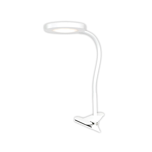 [TBC/ESQ1-10W-BP] LAMPARA VELADOR LED ESCRITORIO 10W C/BASE PINZA LUZ NEUTRA BLANCO - TBCIN